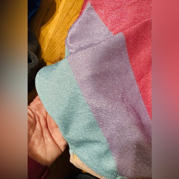 Kurt Geiger PINK COMB RAINBOW SWIMSUIT - Picture 4 of 5